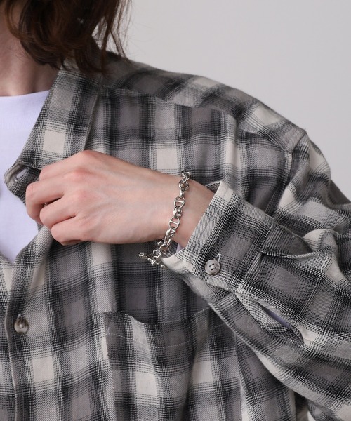 ROOPTOKYO（ループトウキョウ）の「OKUOKU 0909/オクオク アンカーブレスレット oku-bra-00220（ブレスレット・メンズ・シルバー・20/18/22）」の9枚目の写真