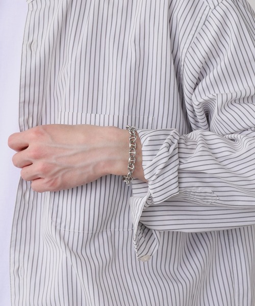 ROOPTOKYO（ループトウキョウ）の「OKUOKU 0909/オクオク アンカーブレスレット oku-bra-00220（ブレスレット・メンズ・シルバー・20/18/22）」の6枚目の写真