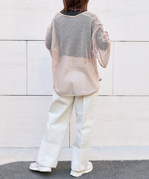 FREAK'S STORE（フリークスストア）の「ラメメッシュ 2WAYトップス（その他トップス・レディース・ブラック/ピンク/キャメル・ﾌﾘ-）」の11枚目の写真