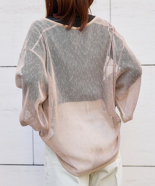 FREAK'S STORE（フリークスストア）の「ラメメッシュ 2WAYトップス（その他トップス・レディース・ブラック/ピンク/キャメル・ﾌﾘ-）」の13枚目の写真