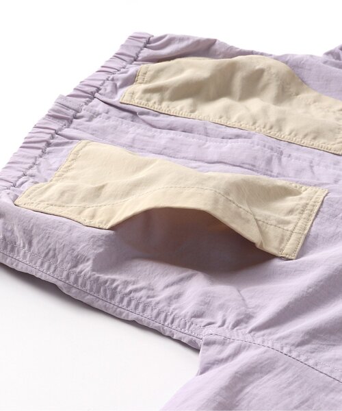 p.premier（ピードットプルミエ）の「【撥水加工】ちょいスポーティーなフードがしまえるウィンドブレーカー（ナイロンジャケット・キッズ・アイボリー/グリーン/ラベンダー・80/90/100/110/120/130/140）」の13枚目の写真