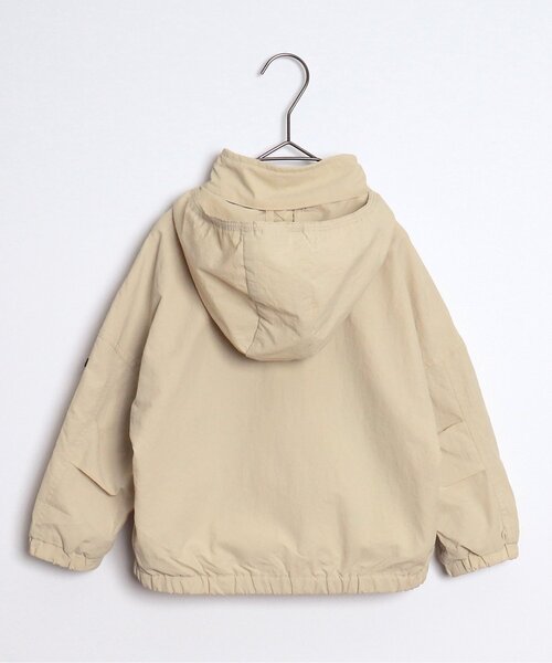 p.premier（ピードットプルミエ）の「【撥水加工】ちょいスポーティーなフードがしまえるウィンドブレーカー（ナイロンジャケット・キッズ・アイボリー/グリーン/ラベンダー・80/90/100/110/120/130/140）」の18枚目の写真