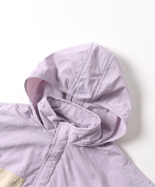 p.premier（ピードットプルミエ）の「【撥水加工】ちょいスポーティーなフードがしまえるウィンドブレーカー（ナイロンジャケット・キッズ・アイボリー/グリーン/ラベンダー・80/90/100/110/120/130/140）」の22枚目の写真
