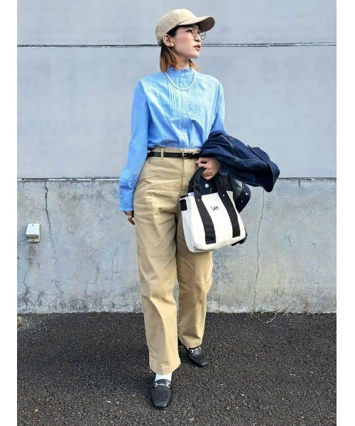 BACK NUMBER(バックナンバー)の「【BACK NUMBER】ストレッチチノパンツ(チノパンツ・レディース・ベージュ・S/M/L)」の17枚目の写真