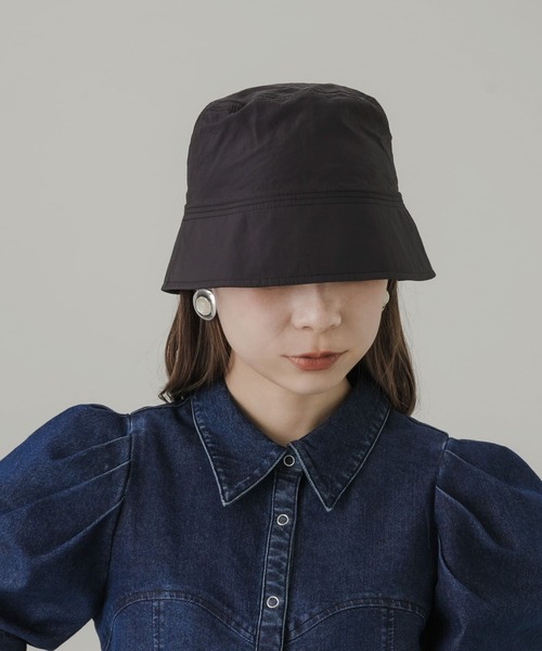 SMELLY（スメリー）の「ナイロンバケットハット（ハット・レディース・ブラック/カーキ/ベージュ・-）」の12枚目の写真