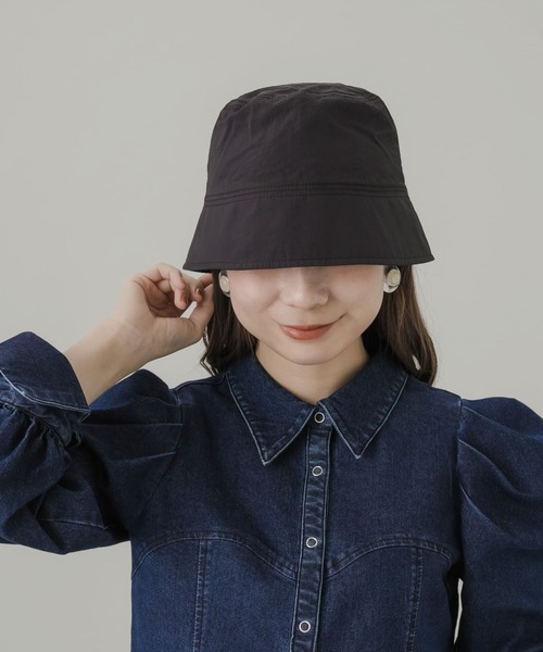 SMELLY（スメリー）の「ナイロンバケットハット（ハット・レディース・ブラック/カーキ/ベージュ・-）」の13枚目の写真