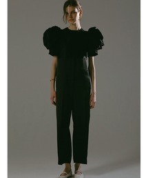 enchainement／アンシェヌマン　サテンオールインワン enchainement（アンシェヌマン）の「Velor Over All（サロペット
