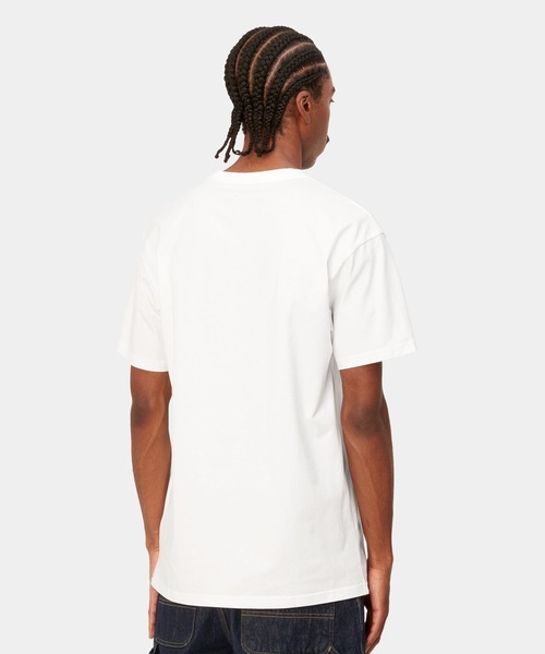 Carhartt WIP（カーハートダブリューアイピー）の「Carhartt/カーハート S/S CHASE T-SHIRT ルーズシルエット コットン100% I026391（Tシャツ/カットソー・メンズ・ブラック/ベージュ/ホワイト/グリーン・M/L/XL）」の6枚目の写真