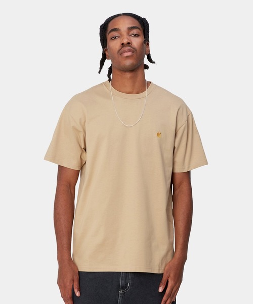 Carhartt WIP（カーハートダブリューアイピー）の「Carhartt/カーハート S/S CHASE T-SHIRT ルーズシルエット コットン100% I026391（Tシャツ/カットソー・メンズ・ブラック/ベージュ/ホワイト/グリーン・M/L/XL）」の17枚目の写真