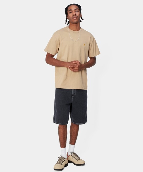 Carhartt WIP（カーハートダブリューアイピー）の「Carhartt/カーハート S/S CHASE T-SHIRT ルーズシルエット コットン100% I026391（Tシャツ/カットソー・メンズ・ブラック/ベージュ/ホワイト/グリーン・M/L/XL）」の19枚目の写真