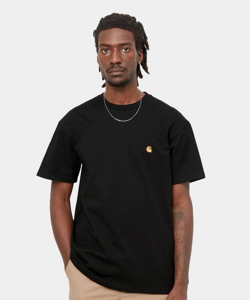 Carhartt WIP（カーハートダブリューアイピー）の「Carhartt/カーハート S/S CHASE T-SHIRT ルーズシルエット コットン100% I026391（Tシャツ/カットソー・メンズ・ブラック/ベージュ/ホワイト/グリーン・M/L/XL）」の11枚目の写真
