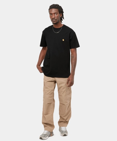 Carhartt WIP（カーハートダブリューアイピー）の「Carhartt/カーハート S/S CHASE T-SHIRT ルーズシルエット コットン100% I026391（Tシャツ/カットソー・メンズ・ブラック/ベージュ/ホワイト/グリーン・M/L/XL）」の13枚目の写真