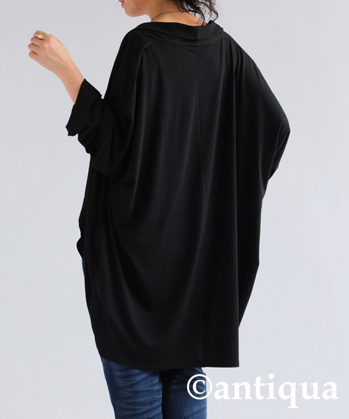 antiqua（アンティカ）の「ドルマンカーディガン（カーディガン/ボレロ・レディース・グリーン/ネイビー/ブラック・FREE）」の17枚目の写真