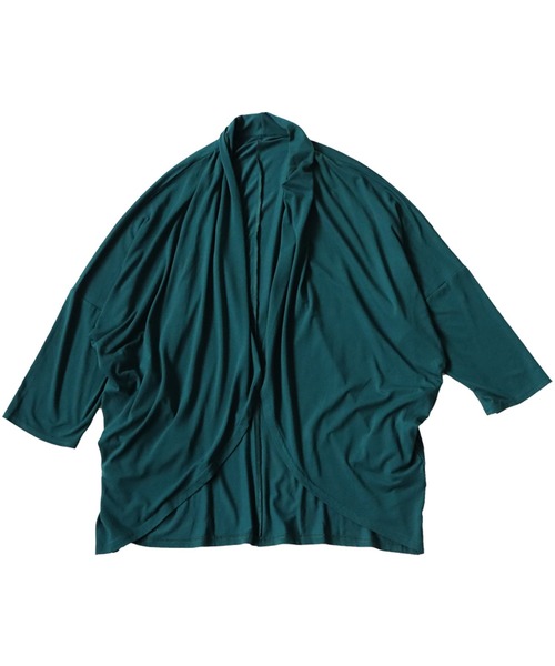 antiqua（アンティカ）の「ドルマンカーディガン（カーディガン/ボレロ・レディース・グリーン/ネイビー/ブラック・FREE）」の8枚目の写真