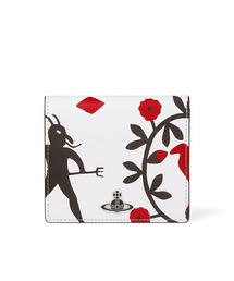 ○★新品未使用　ヴィヴィアンウエストウッド　CLOWN PRINT 二つ折財布 Vivienne Westwood ACCESSORIES（ヴィヴィアンウエストウッド