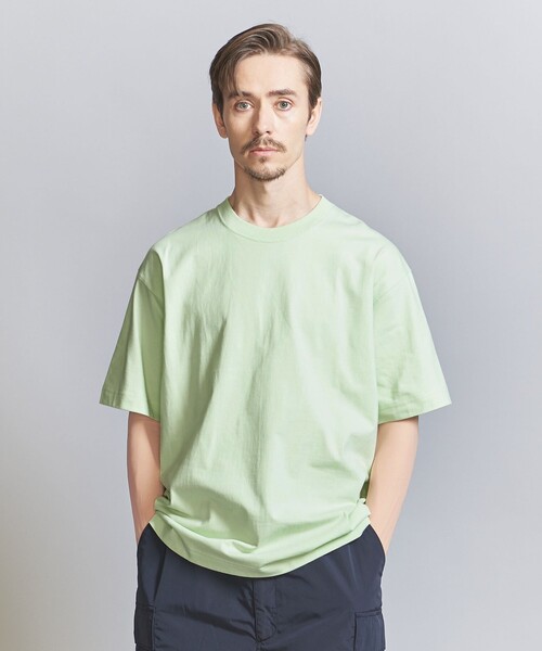 BEAUTY&YOUTH UNITED ARROWS（ビューティーアンドユースユナイテッドアローズ）の「【別注】 ＜Hanes＞ ビーフィー Tシャツ（Tシャツ/カットソー・メンズ・ホワイト/ブラック/ライム/ライトグレー・S/M/L/XL）」の9枚目の写真