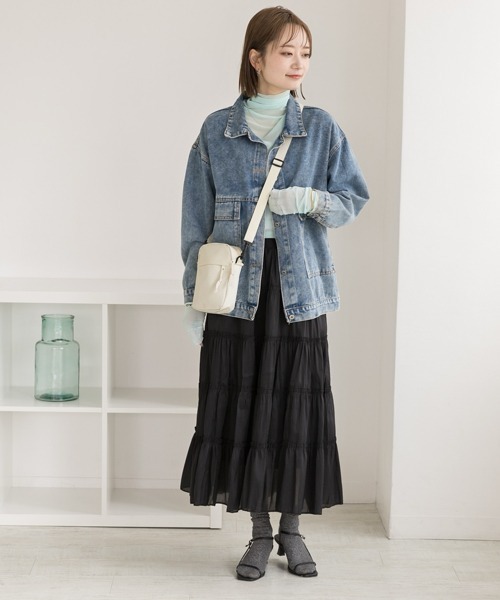 ad thie(アドティエ)の「マルチポケット アジャストショルダーバッグ(ショルダーバッグ・レディース・ブラック/オフホワイト/ライトブラウン・FREE)」の22枚目の写真