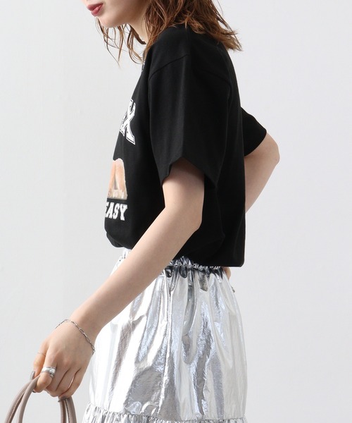 spiritoso(スピリトーゾ)の「spiritoso RELAX シートプリントTシャツ 半袖(Tシャツ/カットソー・メンズ・ホワイト/ブラック/オートミール・L/M)」の7枚目の写真