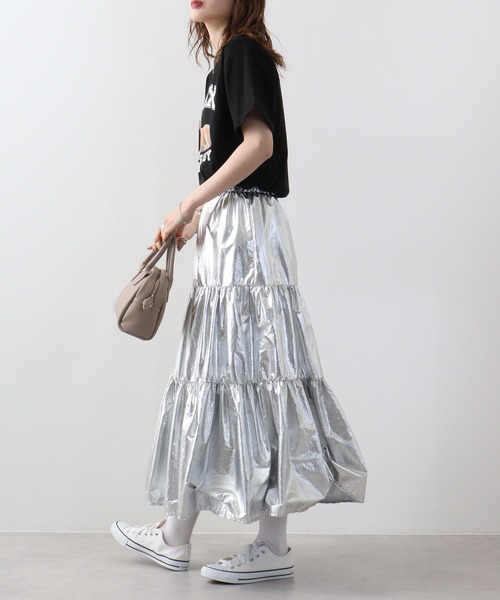 spiritoso(スピリトーゾ)の「spiritoso RELAX シートプリントTシャツ 半袖(Tシャツ/カットソー・メンズ・ホワイト/ブラック/オートミール・L/M)」の5枚目の写真