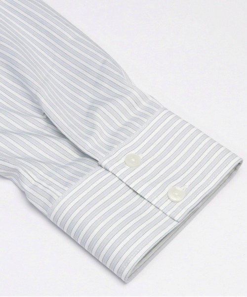 TOKYO SHIRTS(トウキョウシャツ)の「LENZING(TM)ECOVERO(TM) BIGシルエットシャツ レギュラー 七分袖(シャツ/ブラウス・レディース・グレー・FREE)」の3枚目の写真