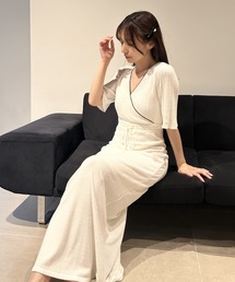 スナイデルホーム　モダールテレコワンピース SNIDEL HOME（スナイデルホーム）の「モダールテレコワンピース