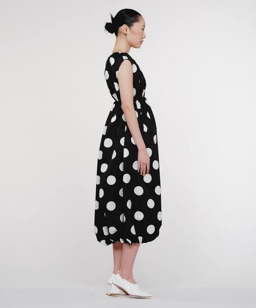 FRAPBOIS（フラボア）の「ドットグログラン ワンピース（ワンピース・レディース・ブラック・1）」の10枚目の写真