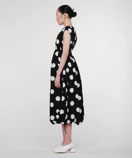 FRAPBOIS（フラボア）の「ドットグログラン ワンピース（ワンピース・レディース・ブラック・1）」の11枚目の写真