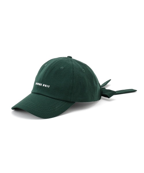 ROPE' PICNIC（ロペピクニック）の「シアサッカーバックリボンキャップ（キャップ・レディース・ブラウン/ダークグリーン/ベージュ系その他・FREE）」の9枚目の写真