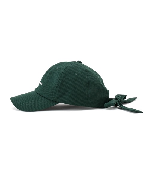ROPE' PICNIC（ロペピクニック）の「シアサッカーバックリボンキャップ（キャップ・レディース・ブラウン/ダークグリーン/ベージュ系その他・FREE）」の8枚目の写真