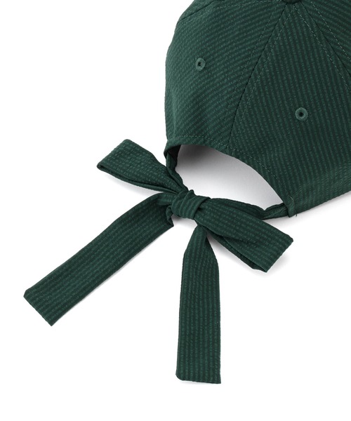 ROPE' PICNIC（ロペピクニック）の「シアサッカーバックリボンキャップ（キャップ・レディース・ブラウン/ダークグリーン/ベージュ系その他・FREE）」の6枚目の写真
