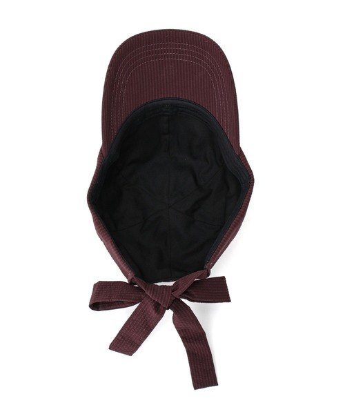 ROPE' PICNIC（ロペピクニック）の「シアサッカーバックリボンキャップ（キャップ・レディース・ブラウン/ダークグリーン/ベージュ系その他・FREE）」の4枚目の写真