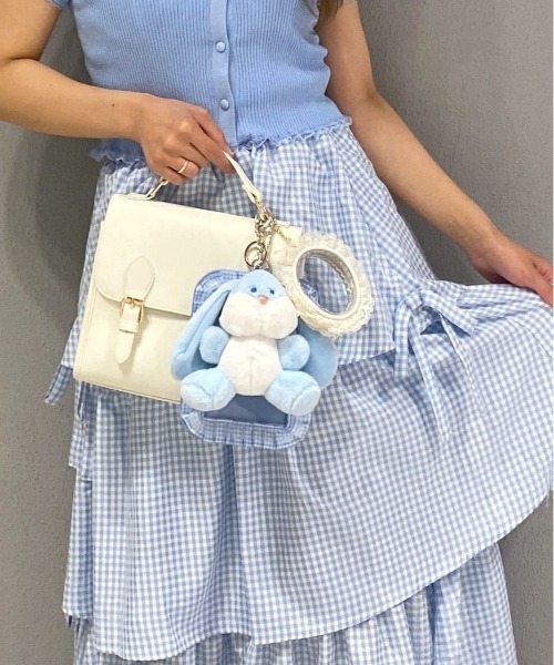 Whinny（ホワイニー）の「Whinny/【WEB限定カラーあり】ぷりぷりスウィートスカート（スカート・レディース・サックスブルー/ブラック/グレー・FREE）」の22枚目の写真