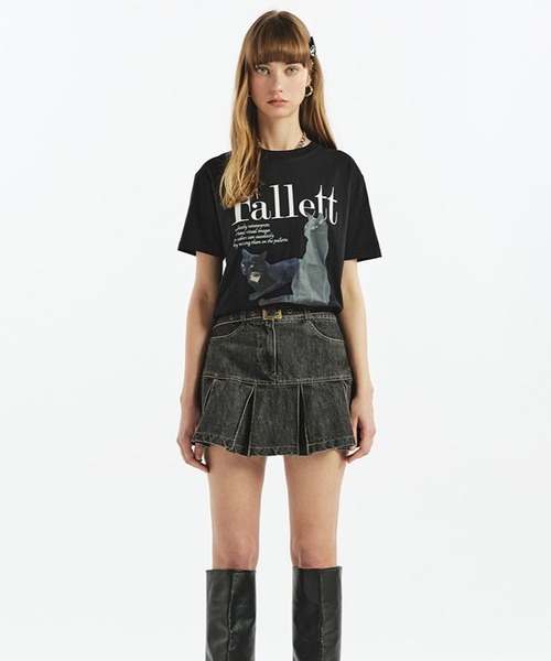 セール】【UNISEX】FALLETT／Deux Nero T 2112204（Tシャツ
