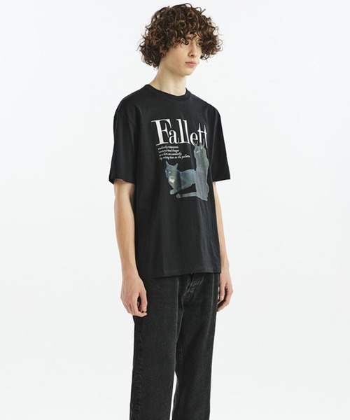 Fallett(ファレット)の「【UNISEX】FALLETT/Deux Nero T 2112204(Tシャツ/カットソー・レディース・ホワイト/ブラック/チャコール・MEDIUM/SMALL)」の8枚目の写真