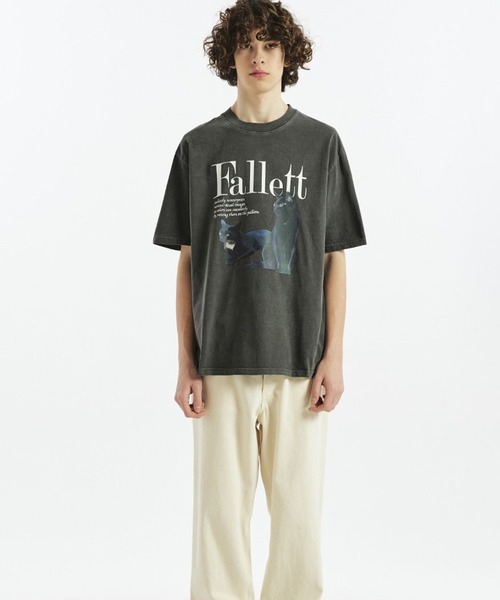 fallett ラグビーシャツ 黒とピンク LAGUA GEM | SEIRA×LAGUA ラガーシャツ (Tシャツ・カットソー