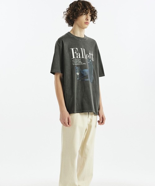 Fallett(ファレット)の「【UNISEX】FALLETT/Deux Nero T 2112204(Tシャツ/カットソー・レディース・ホワイト/ブラック/チャコール・MEDIUM/SMALL)」の16枚目の写真