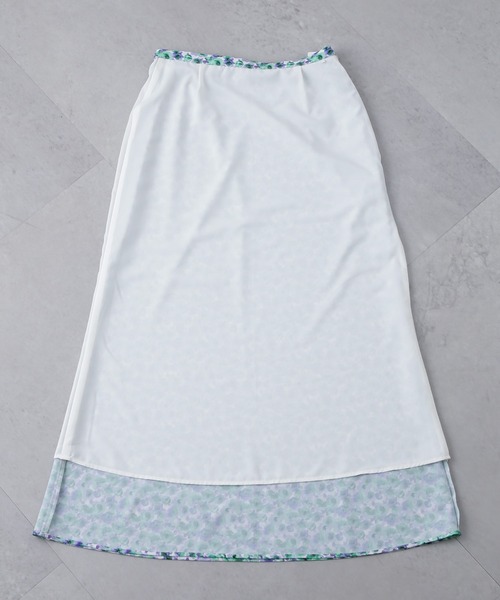 ❤︎新品❤︎MoNiLEぼかしプリントロングスカート セール】ボカシプリントロングスカート（スカート）｜NANO