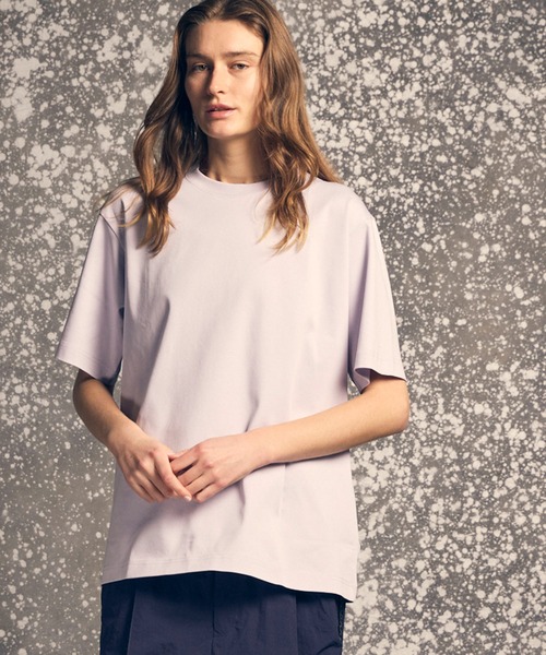 《UNISEX》Mercerize Cotton Dress-Fit Crew Neck T-shirt/マーセライズコットンドレスフィットクルーネックTシャツ【MAISON SPECIAL/メゾンスペシャル】（Tシャツ/カットソー）｜MAISON SPECIAL（メゾンスペシャル）