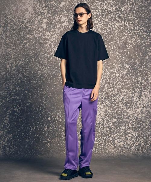 MAISON SPECIAL(メゾンスペシャル)の「《UNISEX》Mercerize Cotton Dress-Fit Crew Neck T-shirt/マーセライズコットンドレスフィットクルーネックTシャツ【MAISON SPECIAL/メゾンスペシャル】(Tシャツ/カットソー・メンズ・ラベンダー/ホワイト/ライム/ブラック・0/1/2)」の6枚目の写真