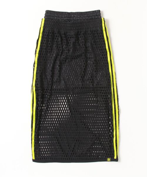adidas Originals(アディダスオリジナルス)の「adidas Originals/アディダスオリジナルス ピケ スカート(スカート・レディース・ブラック×イエロー・M/S)」の1枚目の写真