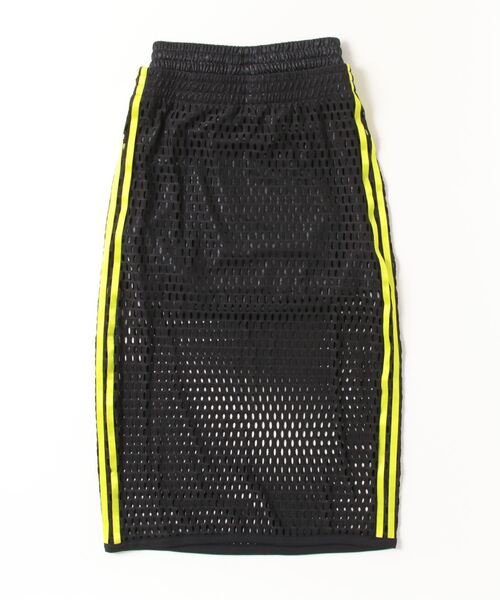 adidas Originals(アディダスオリジナルス)の「adidas Originals/アディダスオリジナルス ピケ スカート(スカート・レディース・ブラック×イエロー・M/S)」の2枚目の写真