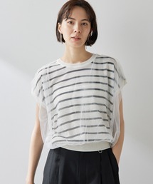 【THE PAUSE】チュールコンビニットプルオーバー