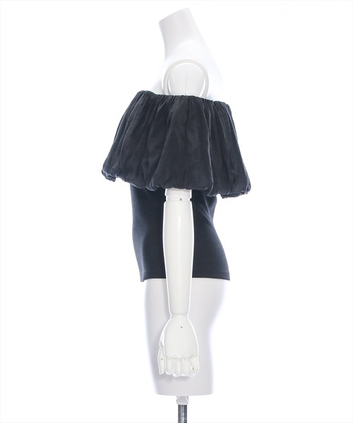 clear（クリア）の「マルチwayオフショルリブカットソートップス［大人 フェミニン］≪再入荷≫（Tシャツ/カットソー・レディース・サックスブルー/アイボリー/ブラック・F）」の6枚目の写真