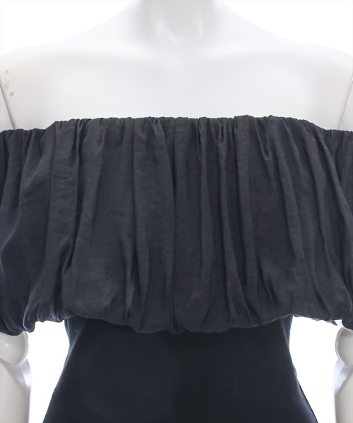 clear（クリア）の「マルチwayオフショルリブカットソートップス［大人 フェミニン］≪再入荷≫（Tシャツ/カットソー・レディース・サックスブルー/アイボリー/ブラック・F）」の10枚目の写真