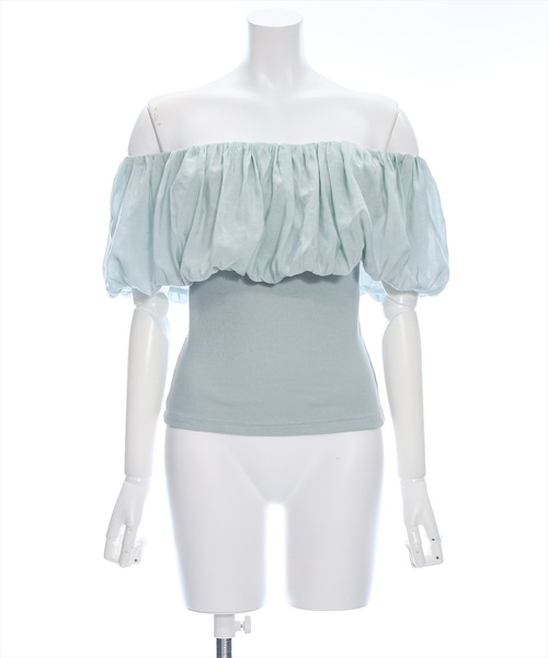 clear（クリア）の「マルチwayオフショルリブカットソートップス［大人 フェミニン］≪再入荷≫（Tシャツ/カットソー・レディース・サックスブルー/アイボリー/ブラック・F）」の20枚目の写真