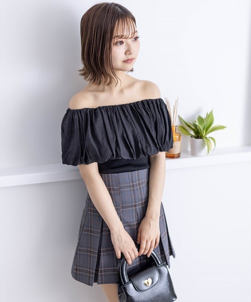 clear（クリア）の「マルチwayオフショルリブカットソートップス［大人 フェミニン］≪再入荷≫（Tシャツ/カットソー・レディース・サックスブルー/アイボリー/ブラック・F）」の17枚目の写真