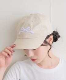 casita(RETRO GIRL) | リボン刺繍キャップ(キャップ)