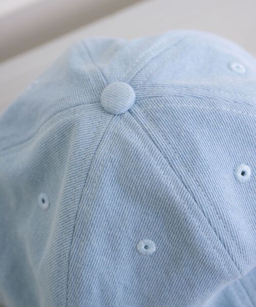 casita(RETRO GIRL)（カシータ）の「リボン刺繍キャップ（キャップ・レディース・ブルー/アイボリー/ブラック・ONE SIZE）」の21枚目の写真