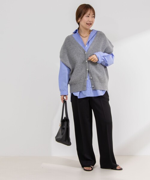 NOLLEY’S(ノーリーズ)の「◇【WEB限定サイズあり】ウォッシャブルイージードレスアップパンツ(その他パンツ・レディース・ブラック・36/38/40)」の9枚目の写真