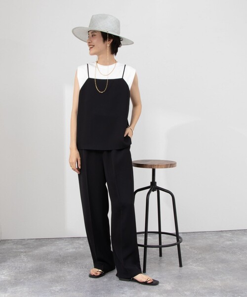 NOLLEY’S(ノーリーズ)の「◇【WEB限定サイズあり】ウォッシャブルイージードレスアップパンツ(その他パンツ・レディース・ブラック・36/38/40)」の11枚目の写真